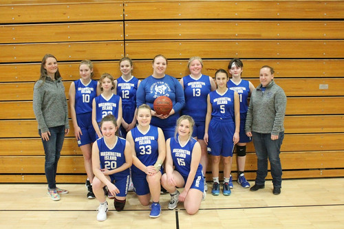 Washington Island Girls Basketball Team 2022-2023